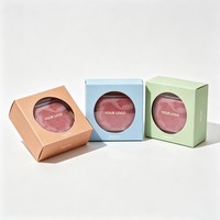Boîte à savon écologique personnalisée avec logo imprimé à l'encre de soja, boîte à rabat en carton blanc, facile à assembler, emballage de savon artisanal