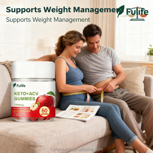 Gummies au <span class=keywords><strong>vinaigre</strong></span> <span class=keywords><strong>de</strong></span> cidre <span class=keywords><strong>de</strong></span> pomme Fulife Flaty Tummy, véganes, 60 unités, gummies amincissants Keto - Product Image 6