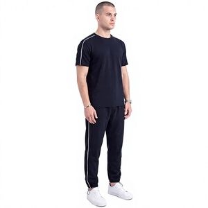 Conjuntos de Sudaderas Baratos de Poliéster y Forro Polar para Otoño, Trajes Deportivos de Maternidad Ecológicos Lisos Oversize con Logo Personalizado, Conjuntos Casuales de Gimnasio para Hombre - Product Image 1