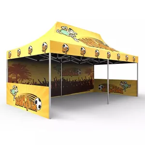 Tentes d'exposition de publicités commerciales pop-up en plein air tentes de camping de 10x10 pieds