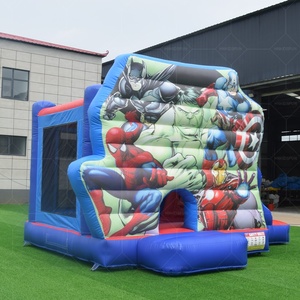 PVC Trả Thù lâu đài Bên Lớn thương mại đáng kinh ngạc nhảy lâu đài với trượt Inflatable Bouncer nhà - Product Image 1