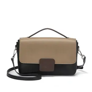2024 hot selling genuine leather women's bag new fashion versatile shoulder crossbody bag ins cowhide handbag drop shipping