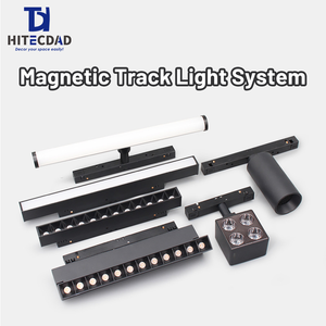 <span class=keywords><strong>Spot</strong></span> LED magnétique sur rail COB 20W 30W réglable à montage en surface pour système d'éclairage de <span class=keywords><strong>vitrine</strong></span> de galerie d'art, de musée ou de <span class=keywords><strong>magasin</strong></span> - Product Image 1