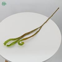 Handgefertigter Seidenorchideen-Stiel 59cm Phalaenopsis Künstliche Seidenblumen für Blumenarrangements Tisch Heim Büro Dekoration Geschenk