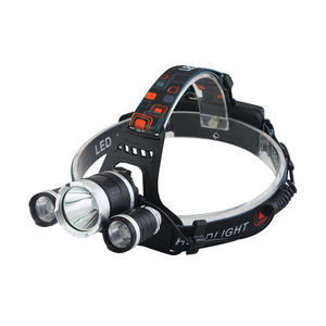 Linterna frontal LED recargable DaskFire de 10 W con triple luz impermeable para senderismo y camping - Product Image 1