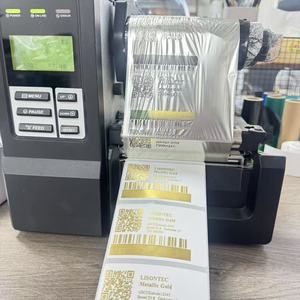 LISONTEC Factory Price Shiny Metallic Golden Resin Thermal Transfer <strong>Ribbon</strong> Barcode <strong>Ribbon</strong> TTR Compatible LC300 Core 1 <strong>Printer</strong> - Product Image 3