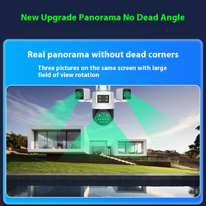 Caméra de sécurité WiFi 6MP avec trois lentilles Zoom 4X alarme visuelle sonore détection humanoïde pour la sécurité du bureau à domicile - Product Image 2