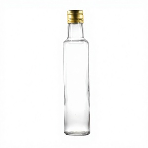 Botella de vidrio redonda de 50 ml al por mayor con tapa de rosca estampada en caliente para aceite de oliva, aceite de cocina, suero y crema para el cuidado de la piel - Product Image 1