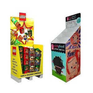 Benutzer definierte moderne Art Wellpappe Dump Bin Creative Toy Display Stand für Retail Supermärkte <span class=keywords><strong>Promotion</strong></span> - Product Image 1