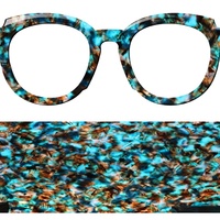 Feuille de plastique colorée pour lunettes, matériau des lunettes de soleil, feuille d'acétate de Cellulose en plastique