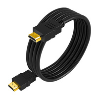 FOYUN Câble HDMI plaqué or 1.5m Conducteur en cuivre haute vitesse 1.4v Résolution 1080p Diamètre extérieur personnalisable PS4 Vidéo TV
