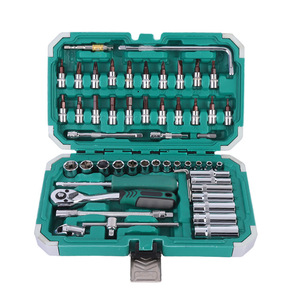 Socket Wrench Set 1/2 In Drive 55 Piece Chromium Vanadium Steel For Auto And Home Repair - Product Image 2