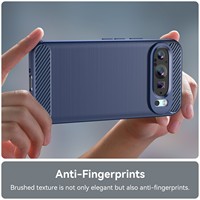 Coque de téléphone en fibre de carbone souple en TPU mat et silicone pour Google Pixel 2 3A 4 4A 5G 5 XL, coque arrière pour Pixel 6A 7 7A 8 Pro 9 Pro XL