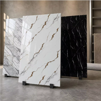 Panneau PVC UV en marbre sans formaldéhyde pour la décoration murale intérieure des maisons familiales