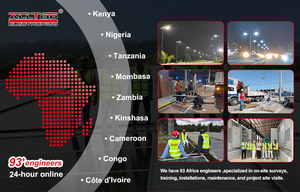 Farola <span class=keywords><strong>Solar</strong></span> Exterior Todo en Uno ALLTOP de Aluminio, Impermeable IP65, 600W, Luz de Mástil Alto - Product Image 5