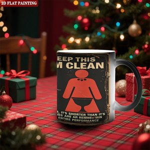 Heat Changing Frosted Black <b>Ceramic</b> <b>Mug</b> 11oz Sublimation Blank Custom Print Cup - Product Image 2