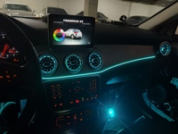 Lumière ambiante dynamique 64 couleurs pour mercedes-benz W117 CLA 2013-2019 éclairage LED intérieur mise à niveau accessoires d'aération