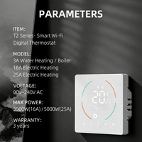 Thermostat de contrôle de la température de chauffage de chaudière, thermostat intelligent pour la maison, pour le chauffage au sol, le chauffage de l'eau