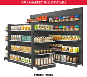 Étagère de supermarché Offre Spéciale de haute qualité enseigne de vente au détail intelligente présentoirs en MDF pour supermarché étagères de supermarché d'<span class=keywords><strong>occasion</strong></span> - Product Image 2