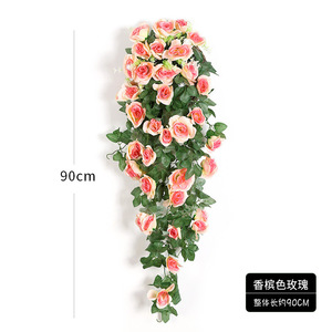 Xinlei Artificial Rose Vines Silk Flowers 30cm-100cm Wall Hangings For Home Wedding Decor - Product Image 4