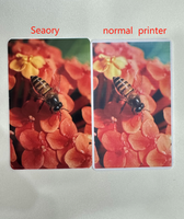 Imprimante de cartes PVC/plastique de bureau haute performance SEAORY S22 300 DPI, certifiée ROHS, garantie 1 an, impression recto-verso automatique pour cartes d'identité