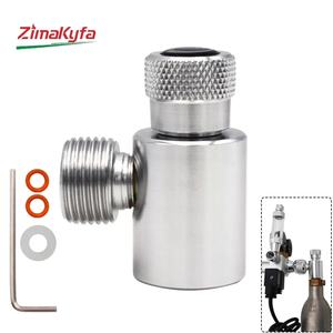 Kit Regulador Sodastream W21.8-14 para Acuario y Elaboración Casera, Adaptador de Llenado Metálico Tr21-4, Conector para Cilindro de Gas CO2 para Elaboración Casera - Product Image 1