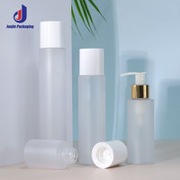 Flacon pulvérisateur en plastique PET personnalisé 60ml/100ml/120ml/150ml avec pompe pour sérum et cosmétiques, avec logo personnalisé