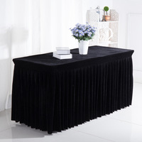 Nappe de table en tissu polyester pour hôtels et conférences, idéale pour les mariages, événements, fêtes et banquets – Vente en gros