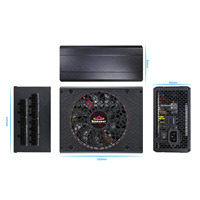 Kinpower 850W 80 artı altın toptan OEM/ODM RGB Fan Pc oyun için güç kaynağı