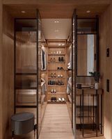 Vermonhouzz – Conception de dressing intégré de luxe haut de gamme avec coiffeuse intégrée pour villas et suites d'hôtels haut de gamme