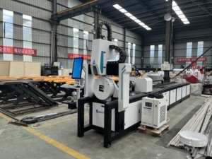 Jinan untuk mesin CNC Camel CA-6000 1,5 kW 2KW mesin pemotong Laser serat pipa persegi untuk kayu logam termasuk tembaga/Titanium - Product Image 5
