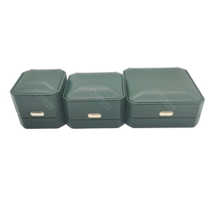Caja de Joyería de Terciopelo Personalizada de Lujo, Caja de Joyería de Cuero PU con Logotipo para Anillos, Aretes, Pulseras y Collares - Product Image 2