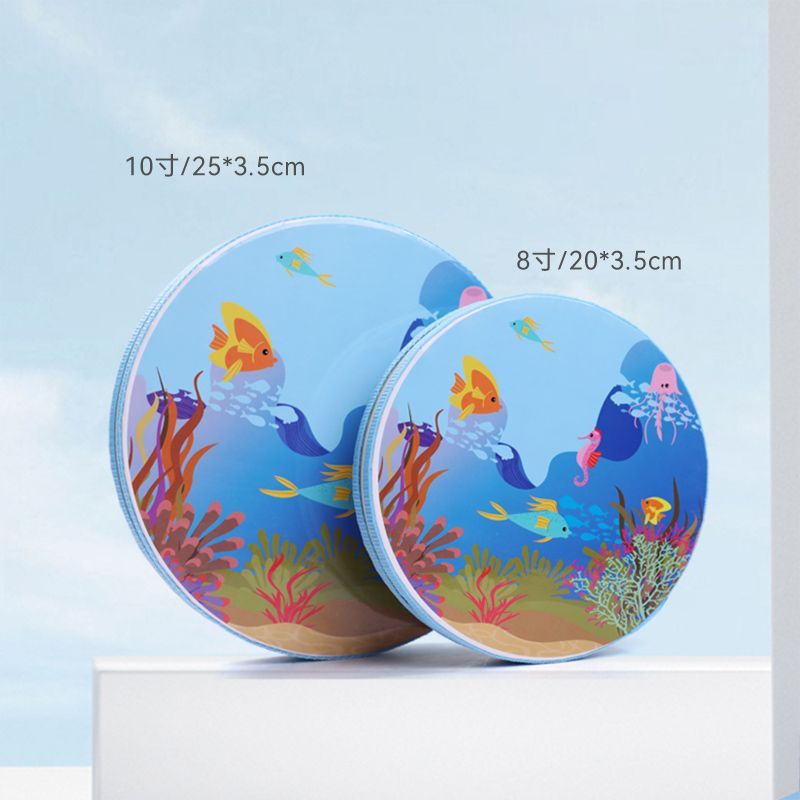 Plastic Educational Electronic Hand Drum Sea