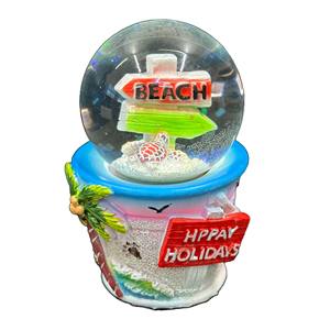 <strong>Wholesale</strong> Handmade Carved Resin Craft Souvenir <strong>Snow</strong> <strong>Globe</strong> Resin Dolphin Sea Turtle Palm Tree Starfish Crystal Resin Water <strong>Globe</strong> - Product Image 1