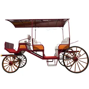 Offre Spéciale chariot de mariage électrique de style européen chariot de cheval sulky chariot de cendrillon personnalisé avec des chevaux
