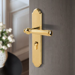 ドアハンドルロックシンプル真鍮ドアロック純銅ヨーロッパ寝室ゴールデンドアロック - Product Image 5