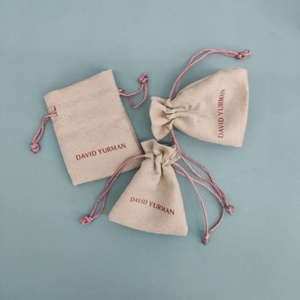 Wholesale Imitation Suede <b>Drawstring</b> <b>Pouches</b> for Jewelry Accessories Gift Packaging with Custom Printing to Protect Against Dust - Product Image 3