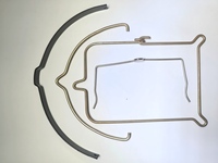 Clip à ressort en acier inoxydable pour spot de plafond, capacité de charge 100 LBS, pièces de quincaillerie en fil métallique plié industriel, diamètre extérieur 100 MM