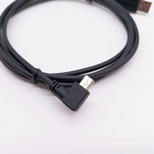 <span class=keywords><strong>Mini</strong></span> 90 độ góc bên phải khuỷu tay 3A sạc nhanh USB C Cáp dữ liệu dòng cho điện thoại Android bền kim loại sạc - Product Image 2