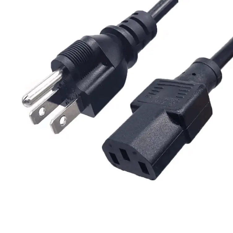 Grosir kabel daya Jepang kualitas tinggi JIS 3 Pin Plug JET sertifikasi Japan PSE IEC C13 kabel daya