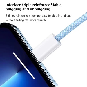 Cáp sạc nhanh LAIMODA bán chạy nhất 60W, chất liệu dệt, cáp sạc Type-C, cáp dữ liệu Type-C to Type-C chính hãng - Product Image 4