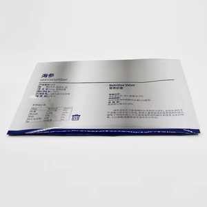 Bolsa de Embalaje de Seguridad con Sellado de Tres Lados, Recubierta de Aluminio Brillante, Tamaño Personalizable, para Sushi, Pescado, Calamar, Pollo, Albóndigas, Carne, Filetes - Product Image 3