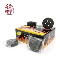 Comprimés de charbon de bois Shisha 50mm à allumage rapide de grande taille et à longue durée de combustion
