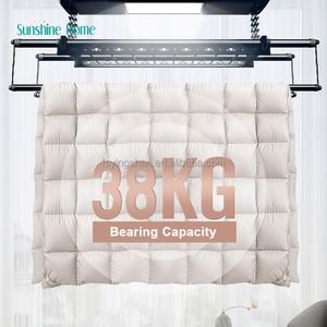 Cintres en aluminium de vêtements de supports de séchage de plafond d'éclairage électrique de produits de maison intelligente pour des vêtements - Product Image 5