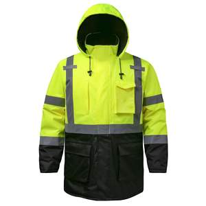 Uniformes de Protección Unisex de Poliéster con Certificación ANSI/EN20471 de Alta Visibilidad, Impermeables, Reflectantes y con Protección contra Pinchazos - Product Image 1