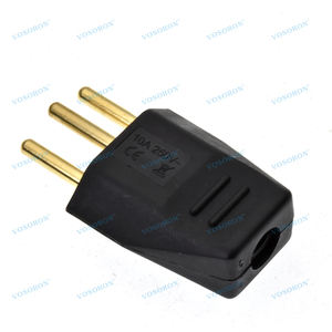 Certificado CE 10A/20A 250V Brasil 3 Pin <span class=keywords><strong>Enchufe</strong></span> Brasil <span class=keywords><strong>Tipo</strong></span> <span class=keywords><strong>N</strong></span> <span class=keywords><strong>Enchufe</strong></span> eléctrico - Product Image 5