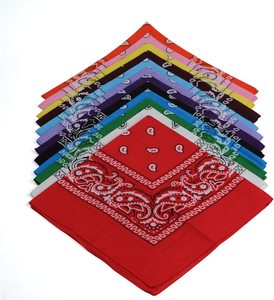Camo One Douzen Cowboy Bandanas Large Bandanas 27X27 Versatile <span class=keywords><strong>Biker</strong></span> Rags Classic Paisley <span class=keywords><strong>Bandana</strong></span> - Product Image 6