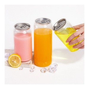 Bouteilles de soda transparentes en plastique LINKOR style classique 500 ml, personnalisables et durables, avec couvercles faciles à ouvrir pour bar et <span class=keywords><strong>bière</strong></span> – Vente chaude - Product Image 5