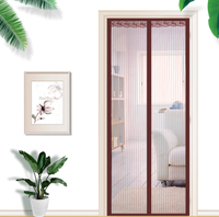 Moustiquaire magnétique instantanée pour porte / Rideau de porte en maille magnétique anti-moustiques robuste