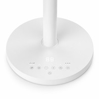 Ventilateur oscillant 3D en mode veille, 14 pouces, moteur DC, sur pied, 12 vitesses, 7 pales, 2-en-1, batterie, pour maison et hôtel, en plastique